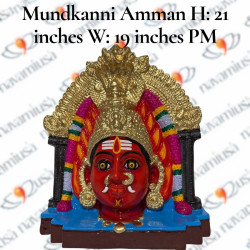 Mundakanni Amman - 21 inches - Paper Mache
