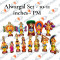 Alwargal Set – Paper Mache ( 10-11 Inches H)