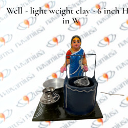 Well - Village Scenes - Light Weight Clay - 5 inches