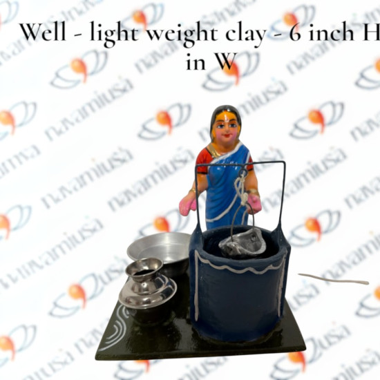 Well - Village Scenes - Light Weight Clay - 5 inches