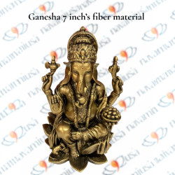 Ganesha - 7 inches - Fiber