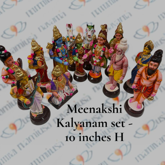 Meenakshi Kalyanam Set - Paper Mache 
