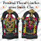 Perumal Thayar – Stone Finish – Clay (9 inches)