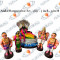 Andal Ranganathar Set - Clay - 5 to 9 inches
