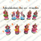 Ashtalakshmi Clay Set - 8 inches - 10 Pieces