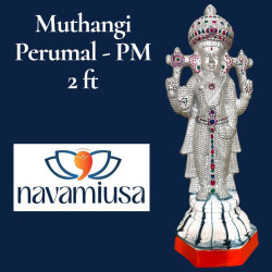 Srirangam Muthangi Perumal - 2 ft - Paper Mache 