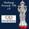 Srirangam Muthangi Perumal - 2 ft - Paper Mache 