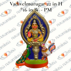 Vadivel Murugar - 22 inches - Paper Mache