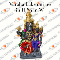 Varaha Lakshmi Stone Finish - 16 inches - Paper Mache