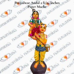 Periyalwar with Andal – 24 Inches - Paper Mache