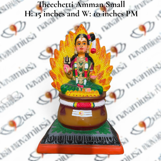 Theechetti Amman Small  H_ 15 inches and W_ 10 inches PM