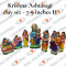 Krishna Ashtasagi Set - Krishna Leela - Clay - 7 to 9 inches