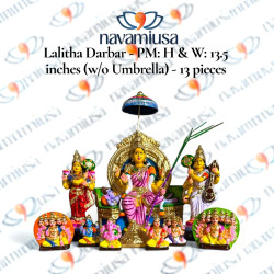  Lalitha Darbar Set - Paper Mache