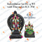Sudarshanar with Thayar paper mache set