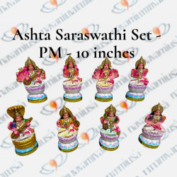 Ashta Saraswathi Set - 10 inches - PM