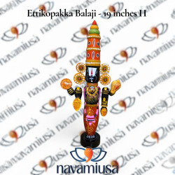 Ettikoppaka Balaji Wooden Idol – 19 Inches