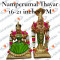 NamPerumal Thayar (Srirangam) Paper Mache Set  16-21 inches 