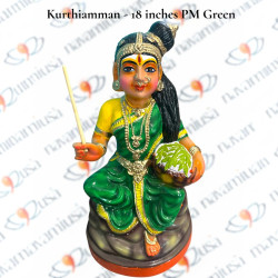 Kuratiamman - 18 inches Paper Mache - Available in Two colors