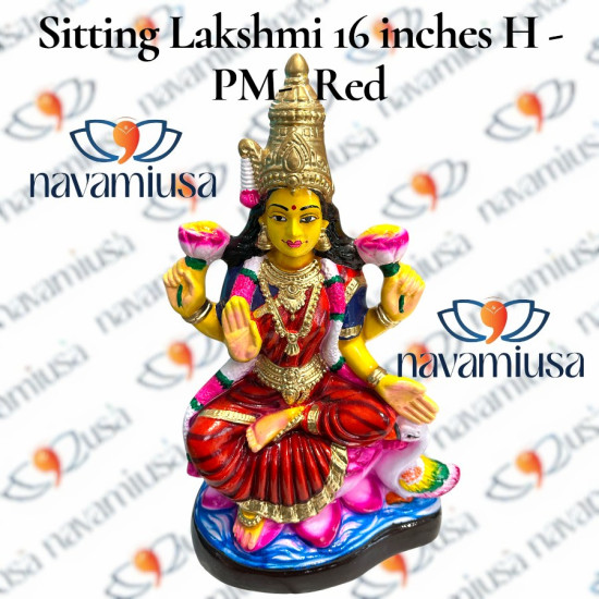 Sitting Lakshmi 16 inches PM Available Two Varieties 