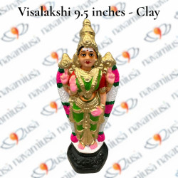 Visalakshi 9.5 inches - Clay