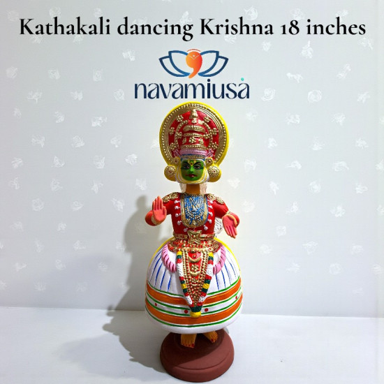 Kathakali Dancing doll Krishna - 18 inches 