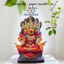 Narasimhi – 20 Inches – Papier Mâché