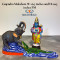Gajendra Moksham - 3 piece set - paper mache
