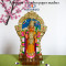 Abhirami amman 20 inches papermache