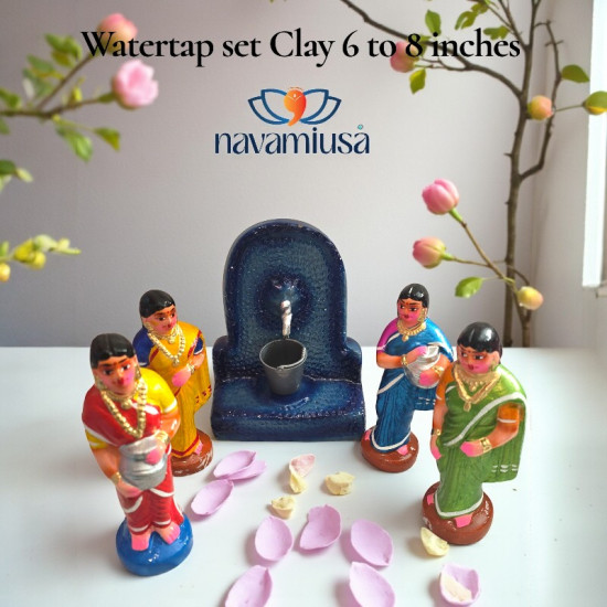water tap set - clay 