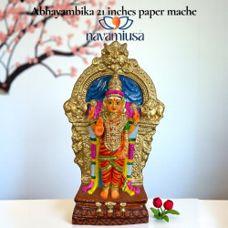 Abhayambika 21 inches papermache 