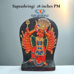 Sapthashringi amman 18 inches papermache 