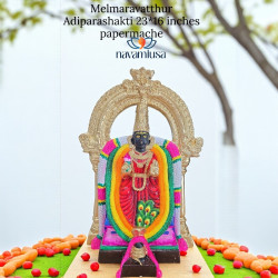 Melmaravathur Adiparashakti 23 inches papermache 