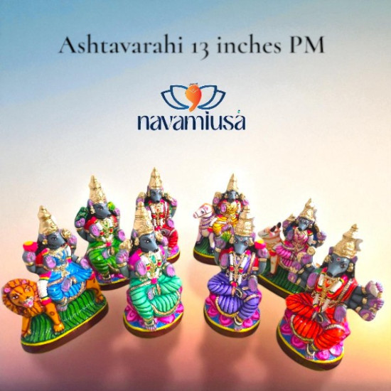 Ashtavarahi - 13 inches - Paper Mache 