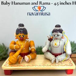 Baby Hanuman and Baby Rama