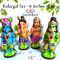 Balargal Set – 8 Inches (Clay)