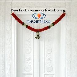 Door Fabric Thoran – Dark Orange (3.2 ft)