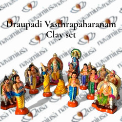 Draupadi Vasthrapaharanam - Clay set