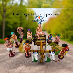 Agriculture farming set - Clay - 15 pieces 
