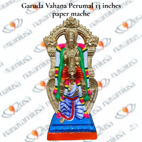 Garuda Vahana Perumal – 13 Inches – Paper Mache
