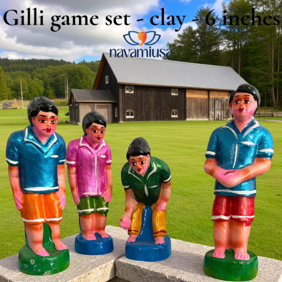Gilli Game Set – Clay (6 inches) Gilli Game Set – Clay (6 inches)