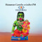 Hanuman Ganesha Statue – 10 inches - Paper Mache 