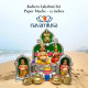 Kubera Lakshmi Set – 12 inches- paper mache  - Available in 2 colors