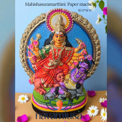 Mahishasuramardhini  16 inches paper mache 