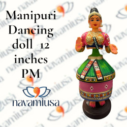 Manipuri Dancing Doll - 12 inches - available in 2 colors