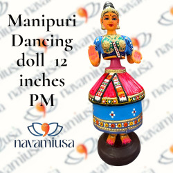Manipuri Dancing Doll - 12 inches - available in 2 colors