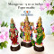 Muruga Set – 9 to 10 inches – Paper Mache