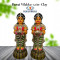 Paavai Vilakku – 12 Inch Clay Dolls