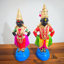 Panduranga Rukmayi Set – 12 Inches (Paper Mache)