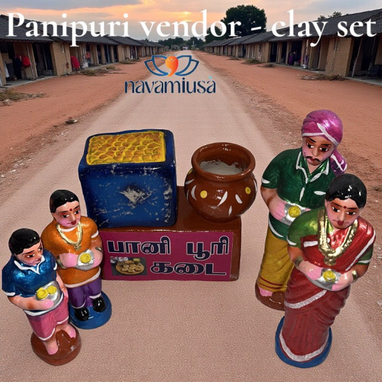 Panipuri set - clay 