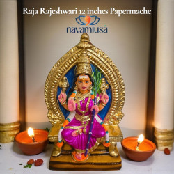 Raja Rajeshwari – small - 12 inches (Papermache)